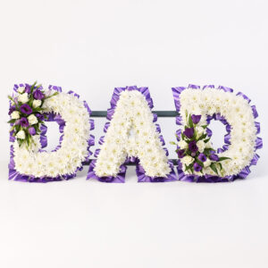 DAD Tribute Funeral Flower Arrangement