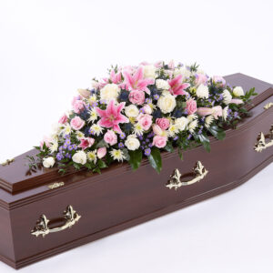 Rose & Eryngium Casket Spray