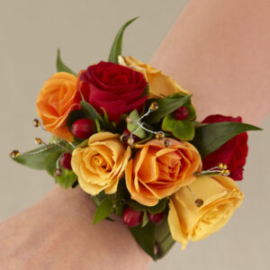 Sunshine Roses Wrist Corsage