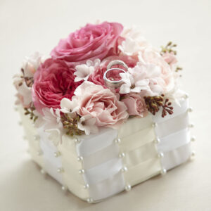 Floral Jewelled Ring Box