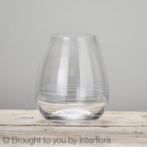 Clear Teardrop Vase